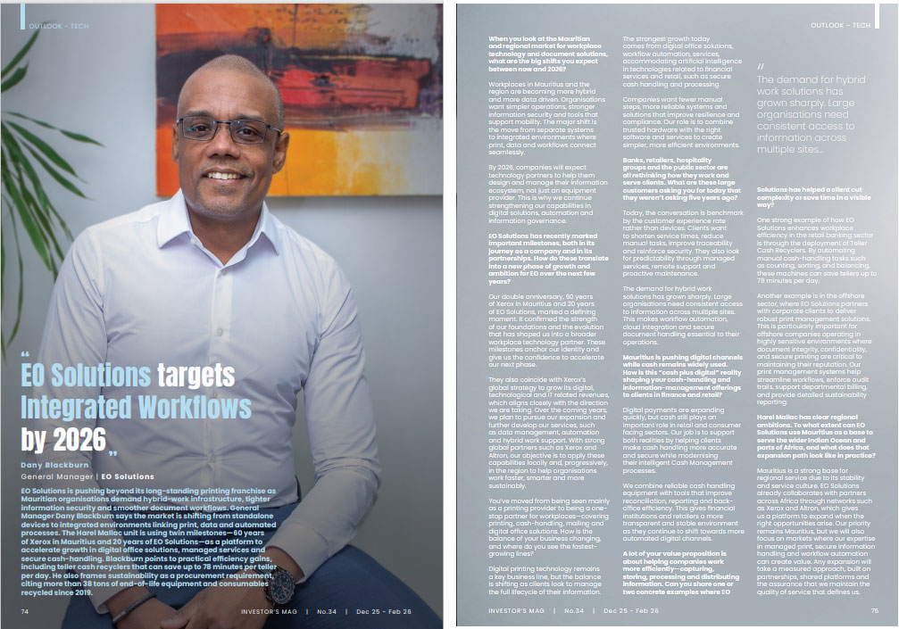 Dany Blackburn, General Manager of EO Solutions