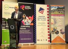 Jonathan Koehler, Public Affairs Officer, U.S. Embassy Port Louis at the Launch Ceremony.